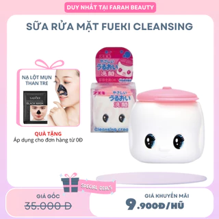 Sữa rửa mặt Fueki Cleansing giữ ẩm dưỡng sáng da Japan làm chủ Dầu rửa sạch chân lông 50g