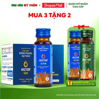 Nước Đông Trùng Hạ Thảo Kết Hợp Sâm Hector 10 Chai