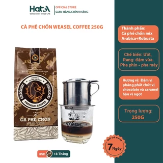 Cà phê chồn Hương Mai Cafe Premium Weasel Coffee nguyên chất hương thơm đậm đà 250gr