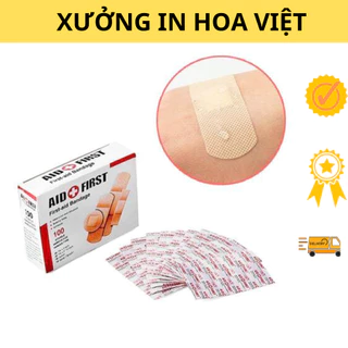 Băng gâu y tế-băng keo cá nhân- băng urgo hộp 100 miếng dán vết thương tiện lợi