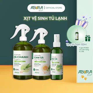 Bình Xịt Tinh Dầu Thơm Vệ Sinh Khử Khuẩn Tủ Lạnh ABURA 100ml/300ml/500ml Khử Mùi Hôi Giúp Tủ Lạnh Thơm Tho Sạch Sẽ