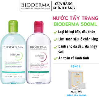 [SIÊU HOT] Nước Tẩy Trang Bioderma Dành Cho Da Dầu Mụn Và Da Nhạy Cảm, Sạch Sâu Lành Tính - 500ML