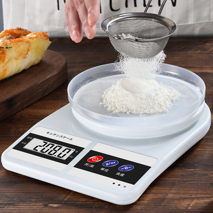 Cân Tiểu Ly Điện Tử Nhà Bếp 5Kg Độ Chính Xác Cao Tặng Kèm 2 Pin AAA (DIDOOGLT)