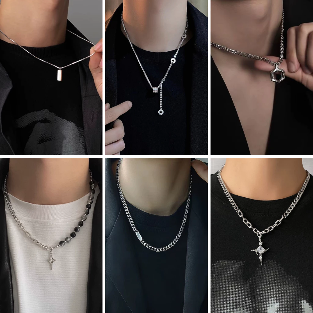Vòng cổtitan không gỉ unisex thiết kế thời trang unisex trẻ trung Gavi Accessiroes nhiều kiểu dáng - Vòng Cổ Tổng Hợp