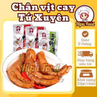 Chân vịt Tứ Xuyên Dechang 32g tẩm vị siêu cay