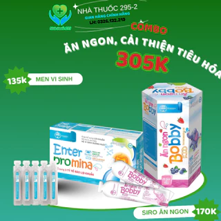 Combo TW hanopharco ăn ngon ngủ ngon cho bé, cân bằng hệ vi sinh đường ruột