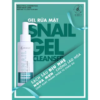 Gel Rửa Mặt Trắng Da Ngừa Mụn KN Beauty Snail Gel Cleanser 120ML