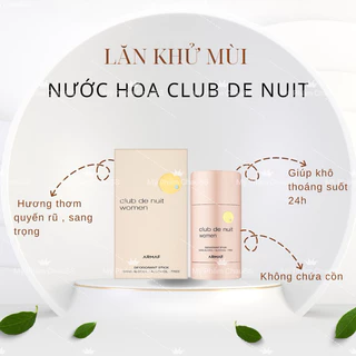 Lăn nách (khử mùi) Club de nuit women (Hồng) 75g hàng chính hãng