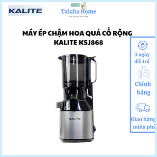 Máy ép chậm Kalite KSJ868 ống tiếp nguyên liệu cực lớn 130mm ép nguyên trái, công suất 250W