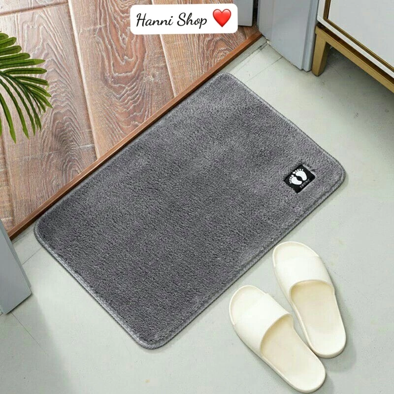 Thảm Lau Chân Nỉ - Chống Trượt, Thấm Hút Tốt 40*60CM