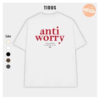 Áo Thun Nam Nữ TIDUS 100% COTTON Form Oversize ANTI WORRY AW