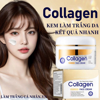 Kem dưỡng trắng da mặt Collagen 100g Kem dưỡng ẩm tối ưu Giúp Da Mặt Mịn Màng Se Khít giữ ẩm cứu làn da khô lớn