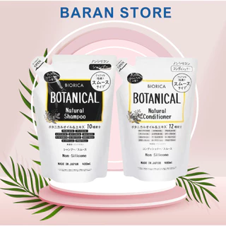 Dầu gội dầu xả Biorica Botanical Natural Non Silicone 400ml của Nhật Bản shop Hong1008