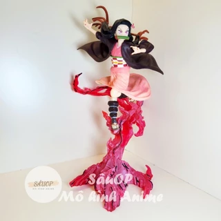 Mô hình con rối Kamado Nezuko cao 21cm (Mô hình Anime Demon Slayer Kimetsu no Yaiba figure )