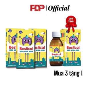 [Mua 3 tặng 1] Canxi sinh học Besstical chai 120ml - Hỗ trợ bé phát triển chiều cao vượt trội