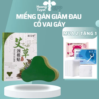 Miếng dán giảm đau cổ vai gáy tinh chất ngải cứu giúp giảm đau nhanh thần kinh tọa, đau cơ, khớp ở người già