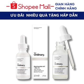 Tinh Chất The Ordinary Niacinamide 10% + Zinc 1% giảm mụn, mờ thâm, thu nhỏ lỗ chân lông hiệu quả