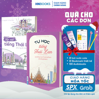 Sách - Combo Tự học tiếng Thái Lan và Tập viết tiếng Thái Lan cho người mới bắt đầu - Sách học tiếng Thái Lan