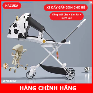 Xe đẩy gấp gọn cho bé đi du lịch, Xe đẩy 2 cho bé đi du lịch kiêm mái che M9