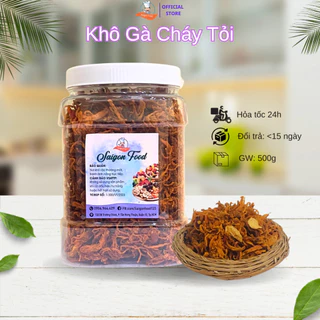 500g Khô gà cháy tỏi - SAIGONFOOD