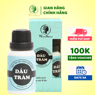 [ Giảm 35K - Đơn 339K ] Dầu tràm tinh chất ngừa ho, cảm, chống muỗi Wonmom 15ml ( An toàn cho trẻ sơ sinh )