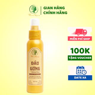 [ Giảm 35K - Đơn 339K ] Dầu gừng săn chắc, thon gọn eo sau sinh Wonmom 70g