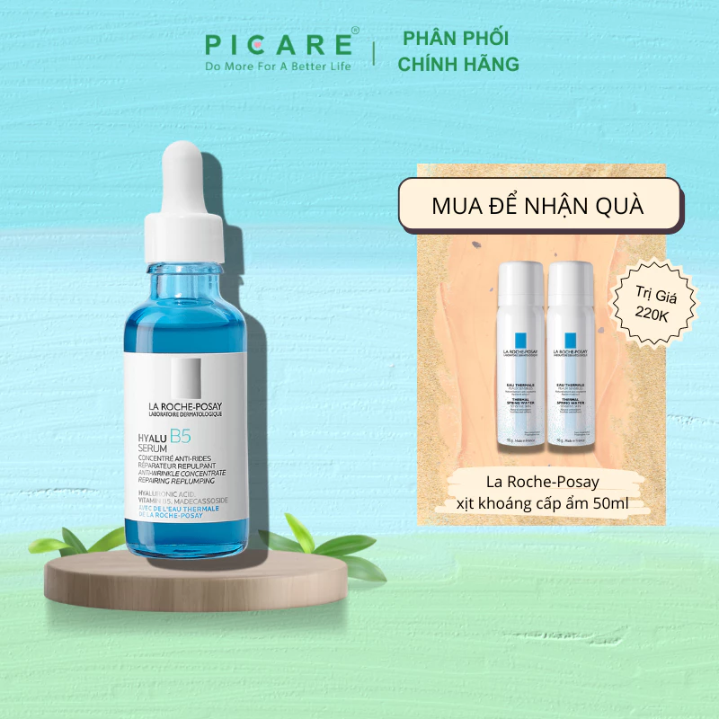 Dưỡng chất chuyên sâu giúp hỗ trợ quá trình tái tạo da La Roche Posay Hyalu B5 Serum 30ml