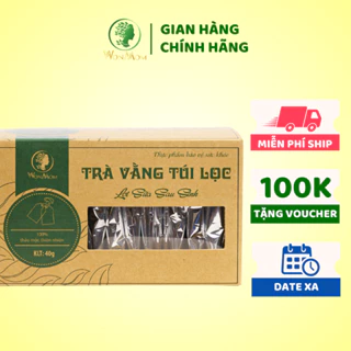 Trà vằng túi lọc lợi sữa, thon gọn cơ thể sau sinh Wonmom 40 gr ( 20 Túi/hộp )