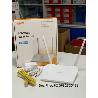 Bộ phát wifi IMOU HR300 chuẩn N 300mbps ,Băng tần 2.4GHz, Dễ Dàng Quản Lý, Phát Sóng Tốt Chính Hãng