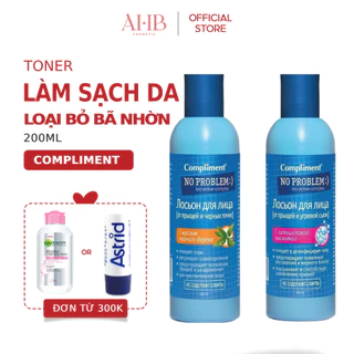 Toner Compliment No Problem Làm Sạch Sâu, Kiềm Dầu, Giảm Viêm, Giảm Mụn