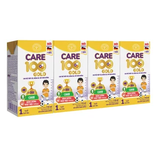 Sữa Bột Pha Sẵn CARE 100 GOLD Nutricare Bé Biếng Ăn Suy Dinh Dưỡng Nhẹ Cân Thấp Còi Từ 1-10 Tuổi (thùng 48 hộp x 110ml)