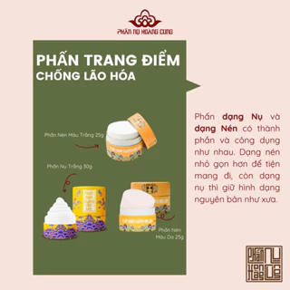 Phấn Trang Điểm Giúp Chống Lão Hóa, Phấn Nụ Hoàng Cung, Dung Tích 25g & 30g