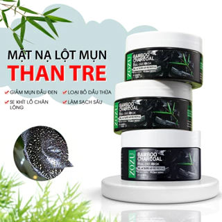 Mặt nạ than tre lột mụn đầu đen ZOZU giúp làm sạch sâu thu nhỏ lỗ chân lông hạn chế mụn cám kiểm soát dầu cho da