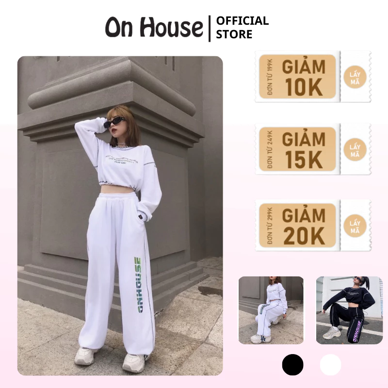 Áo thun tay dài dáng croptop may chỉ nổi bắt mắt form rộng chất nỉ dày dặn không in chữ