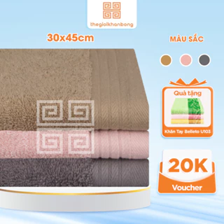 Khăn Mặt Nhỏ Songwol Organic HO11 Cao Cấp Chất Liệu Cotton Organic Cao Cấp Thấm Hút Nhanh Độ Bền Cao 30x45cm