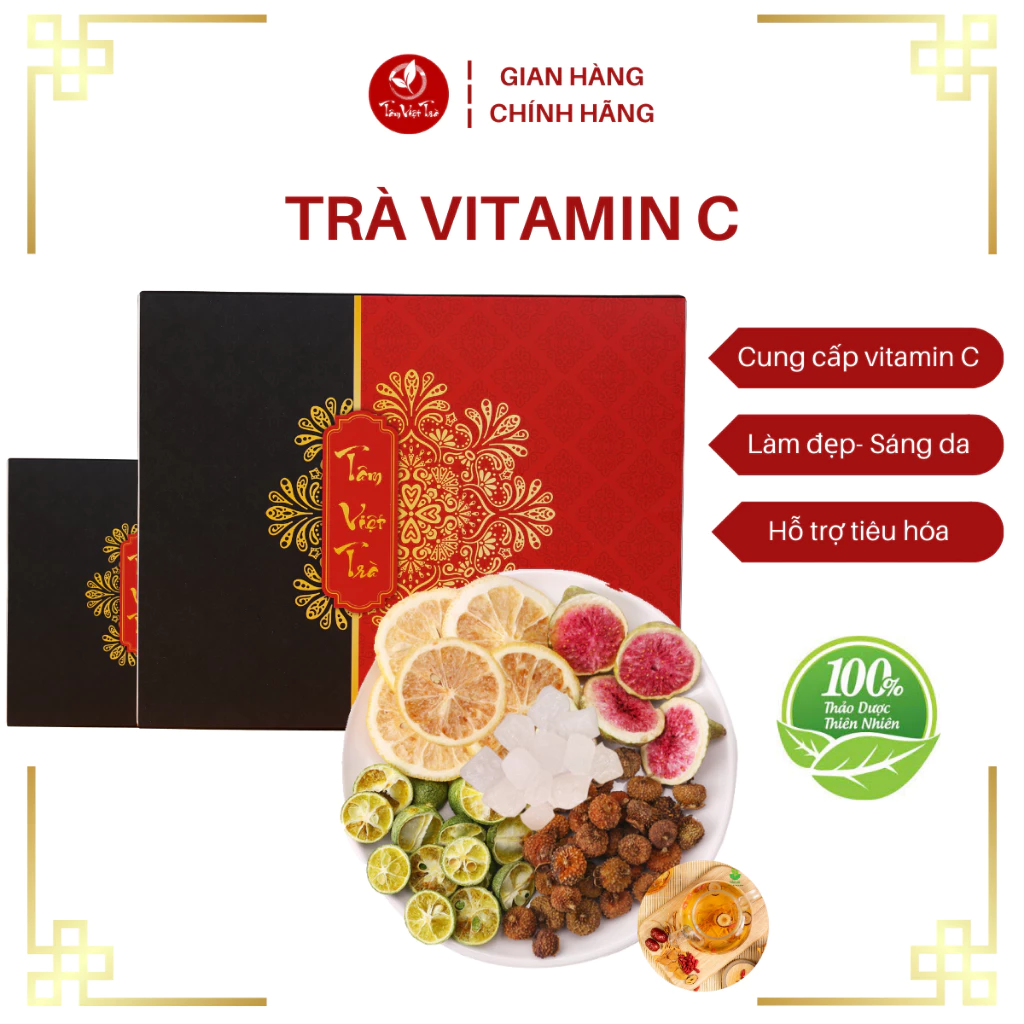 [SET 15 GÓI] Trà Dưỡng Da Vitamin C Tâm Việt Trà, Giúp Sáng Da, Bổ Sung Vitamin, Thanh Lọc Cơ Thể