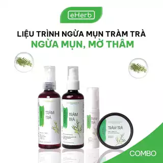 Bộ Dưỡng Da Ngừa Mụn Tràm Trà MILAGANICS: Sữa Rửa Mặt, Toner, Serum Tràm Trà, Mặt Nạ Đất Sét 290ml