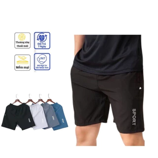 COMBO 3 quần đùi nam quần short thể thao cao cấp chất liệu vải gió thoáng mát cho người từ 40-80KG