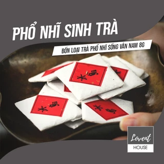 Sinh Trà Phổ Nhĩ Vân Nam, bốn Loại đặc trưng bánh mini cake 8g - Lovent House