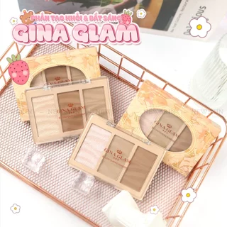 Phấn Tạo Khối Và Bắt Sáng Gina GlamThe Contouring Powder G64 12g