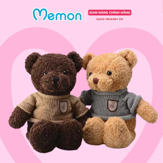 Gấu Bông Teddy Head Tales, Thú Nhồi Bông Teddy Nhồi Gòn Cao Cấp Memon