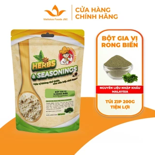 Bột Gia Vị Lắc Rong Biển Seaweed Seasoning Orange Chef (Dùng cho bắp rang bơ, snack) - Nguyên liệu nhập khẩu Malaysia