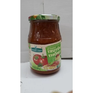 [370g (lọ nhỏ) – Truyền thống] Xốt pizza, mì Ý [VN] GOLDEN FARM Traditional Spaghetti Sauce (bph-hk)