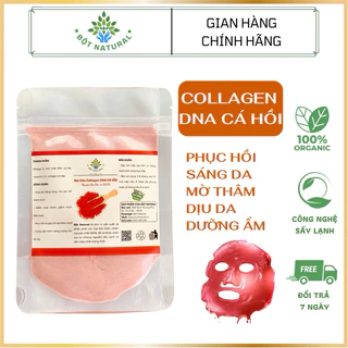 Bột mặt nạ dẻo Colagen DNA Cá Hồi - trắng da, mờ thâm, ngừa mụn, da căng bóng, mịn màng