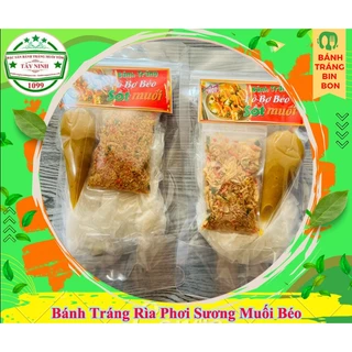 Bánh tráng rìa phơi sương bơ béo sốt muối