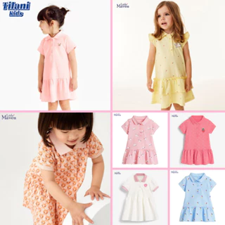 BST váy polo hè cotton Little Maven cho bé gái 2-8 tuổi  - TILANI Official Store