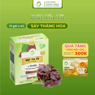 Bột TÍA TÔ Sấy Thăng Hoa E-Perilla Eherbal chính hãng hộp 15 gói x 2g bảo vệ da, hỗ trợ giảm cân và thanh lọc cơ thể