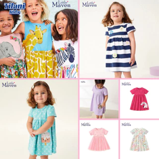 BST váy hè mới nhất 2024 Little Maven hoạ tiết cho bé gái từ 2-7 tuổi 01- TILANI Official Store