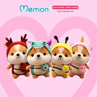 Gấu Bông Mini Shiba Cosplay Cao Cấp Memon