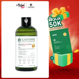 Toner da dầu mụn Caryophy Portulaca Hàn Quốc cấp ẩm ngừa mụn không cồn 300ml